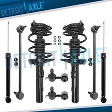 Front Rear Struts Coil Spring Shock Absorbers Sway Bar for 2016 2017 Honda Civic
