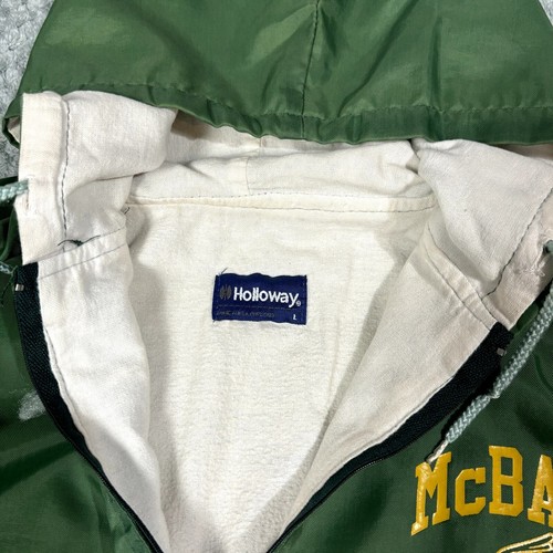 VTG 80's 90's Holloway McBain Ramblers Michigan Varsity Lined Jacket Sz L - Picture 7 of 10