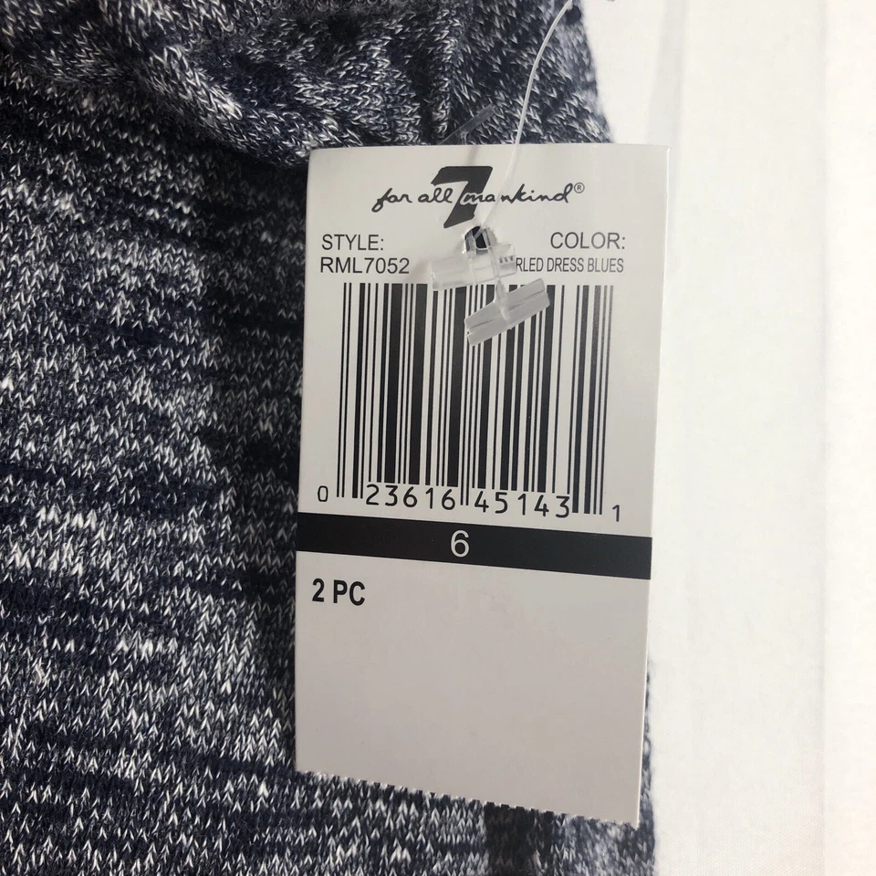 Seven For All Mankind Kids Set- Size 6, Short Sleeve With Jeans New w/tags - Image 4 of 4