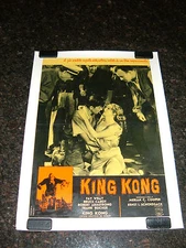 KING KONG Original R-1961 Italian Photobusta, 18.5"x26.5", C8 Very Fine on Linen