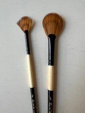 Dynasty Black Gold Fandango Artist Fan Paint Brushes