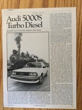 Au62 Article 1986 Audi 5000s Turbo Diesel Road Test October 1982 6 Pages Au62 Article 1986 Audi 5000s Turbo Diesel Road Test October 1982 6 Pages