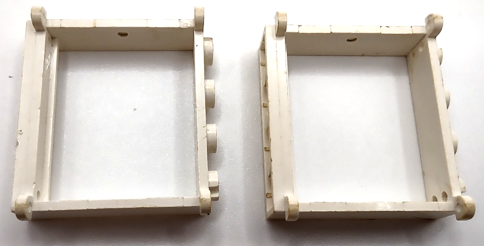 Lego Replacement Parts White Door White Window Frames And Hinges | eBay