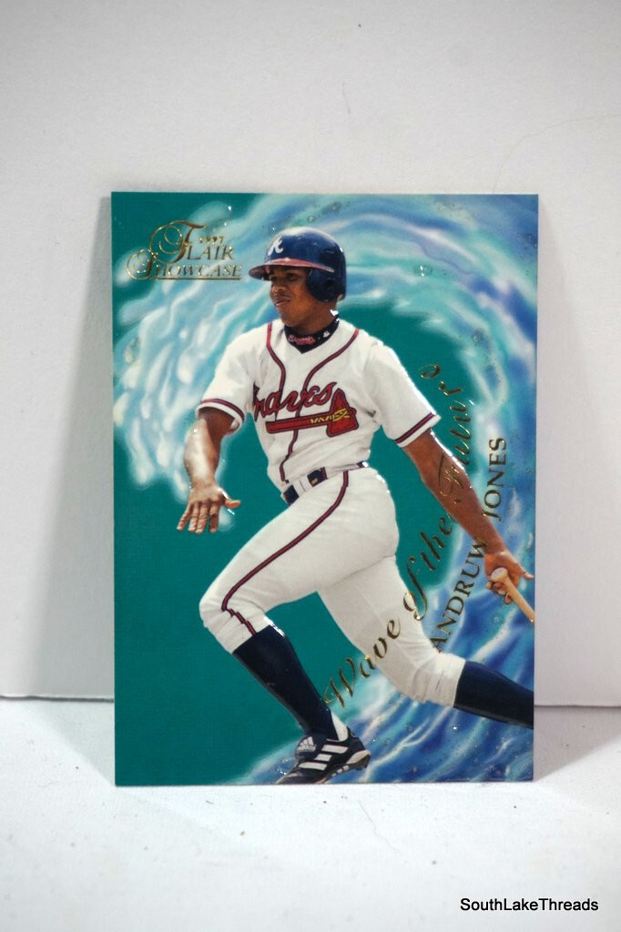 VTG 1997 Flair Showcase - Wave of the Future #2 - Andruw Jones Braves