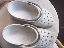 White Crocs size 4 womens - 6 men's good condition