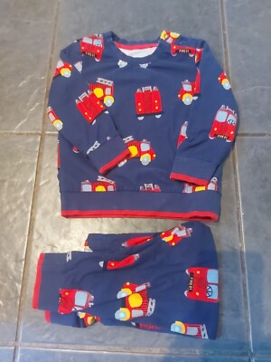 NEXT Boys Pyjamas Size 13 - 18 Months Firetrucks  