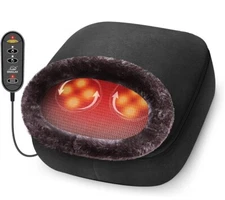 Snailax Vibration Foot massager with Heat, Foot Warmer Feet Massager Circulation