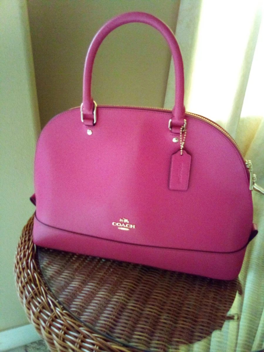 Coach pink best sale handbag