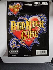 New Redneck Girl Heart Decal Stickers Car Truck Window - Small And Large 9989 New Redneck Girl Heart Decal Stickers Car Truck Window - Small And Large 9989