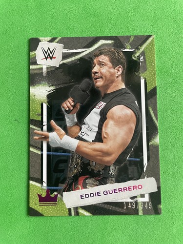 2023 Panini Chronicles Eddie Guerrero Ring Royalty Purple #'d /349 #120 WWE WWF - Picture 2 of 4