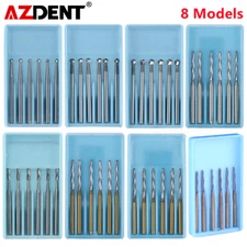 AZDENT Kit de Fresas Dentales de Carburo Dental FG Cirugía Circular