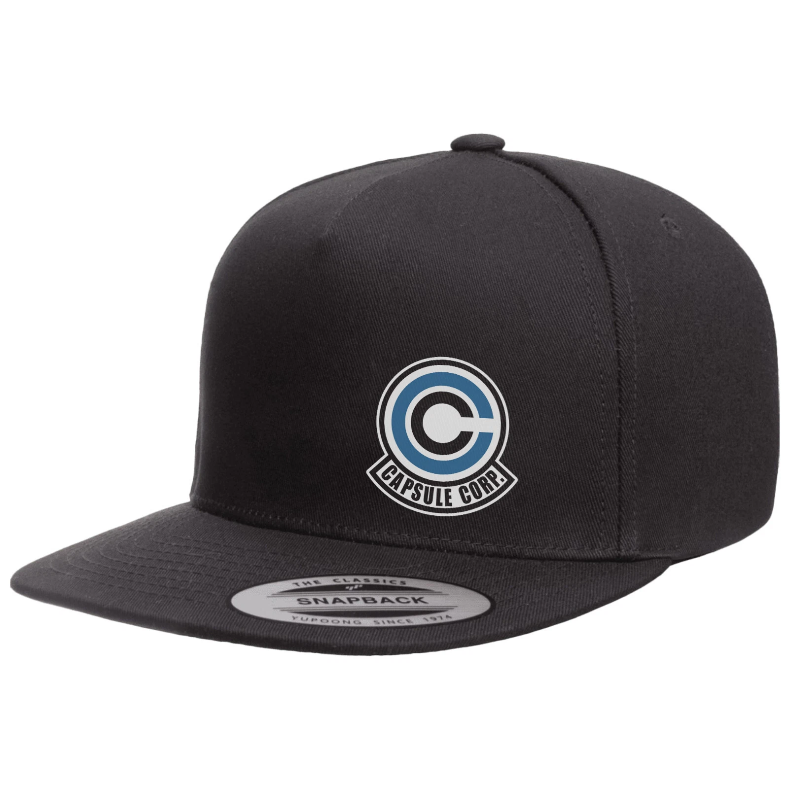 Capsule Corp Anime Flat Bill Cap Snapback Hat