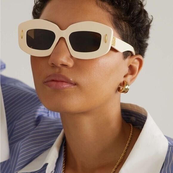 Loewe Sunglasses Square Rectangle Frame Anagram Acetate Loewe Sunglasses Square Rectangle Frame Anagram Acetate