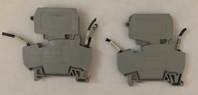 LOT OF (3) 281-611 281611 WAGO 281 2- CONDUCTOR FUSE TERMINAL