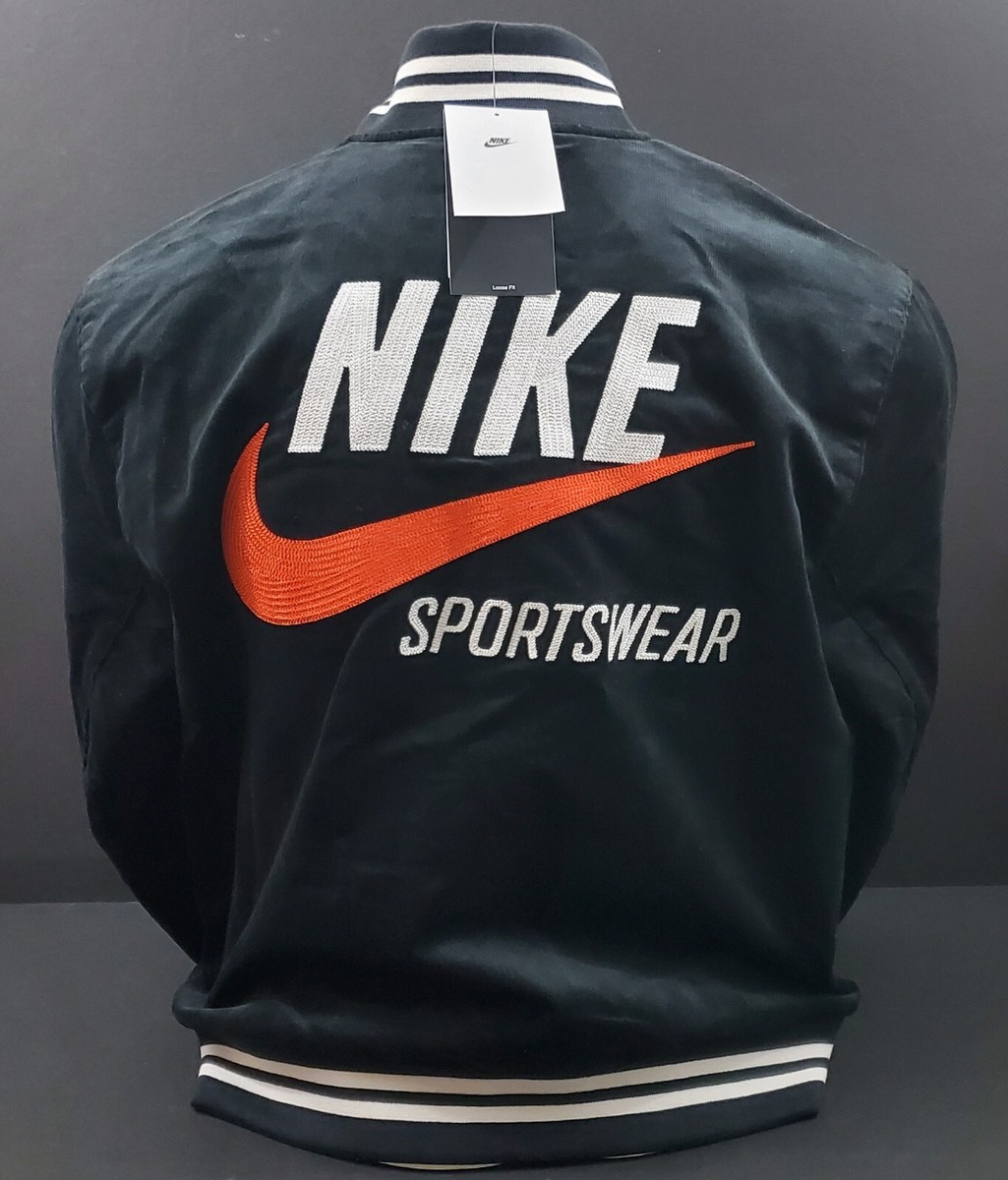 Nike Sportswear Trend Bomber Jacket, Black/White, Size S