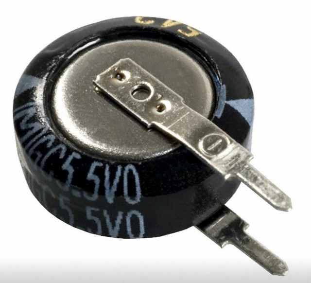 Panasonic EECS0HD224V 0.22f 5.5v Vertical SD Series Gold Capacitor for