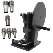 Leather Belt Punching Machine Hollow Punching Manual Rotary Adjustable Spacing