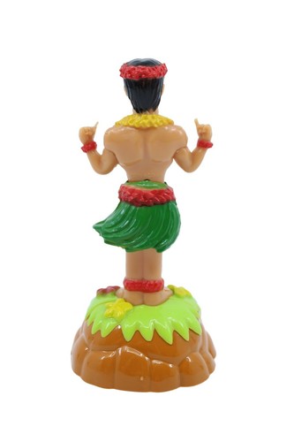Hawaiian Solar Doll - Hula Dancer, Solar Powered, Dashboard Decor, Shaka Man - Picture 11 of 17