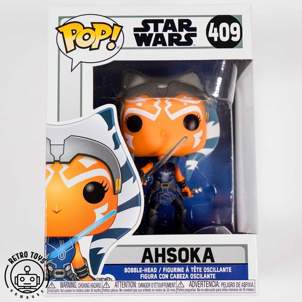 Funko Pop! 409 Star Wars Ahsoka Tano The Mandalorian Neu & Ovp Kor Vinyl Sith-image