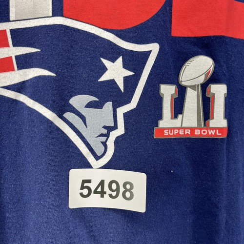 New England Patriots Shirt Mens 2XL Blue Super Bowl Champions Fanatics Pro Line - Picture 12 of 12