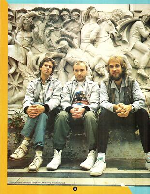 GENESIS - 1983 Smash Hits Magazine Full Page Pinup Poster Print 8''X11'' Ephemera