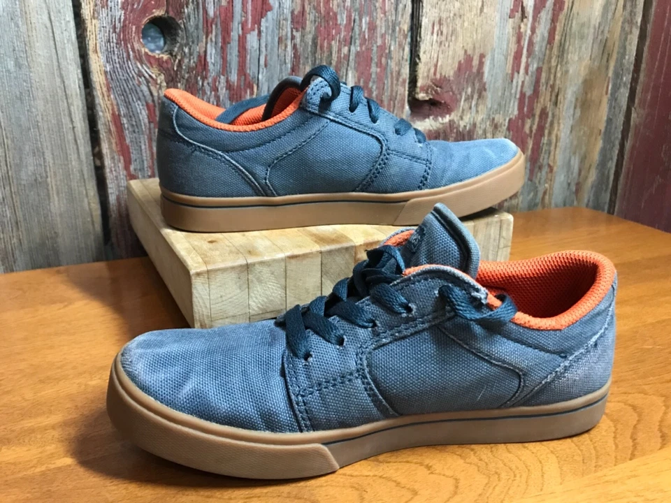 etnies barge LS zapato de skate niños talla 3.5 azul...........................b1 Foto 2 de 4