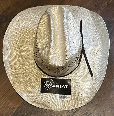 Ariat Unisex Natural Twisted Weave Straw Cowboy Hat A73148