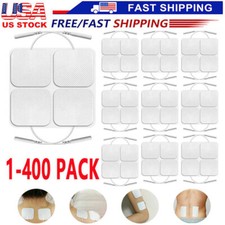 40 TENS Electrode Pads EMS Replacement Unit 7000 3000 2x2 Muscle Stimulator BULK