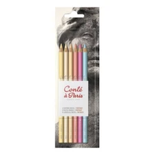 Conte a Paris Pastel Pencils Portrait Colours Pack of 6
