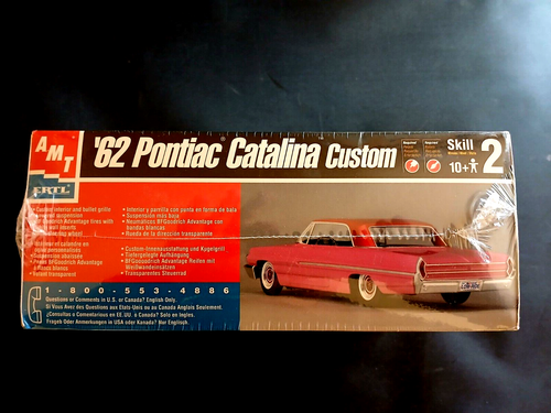 Modellbausatz 1962 Pontiac Catalina Custom AMT 1:25 - Bild 2 von 4