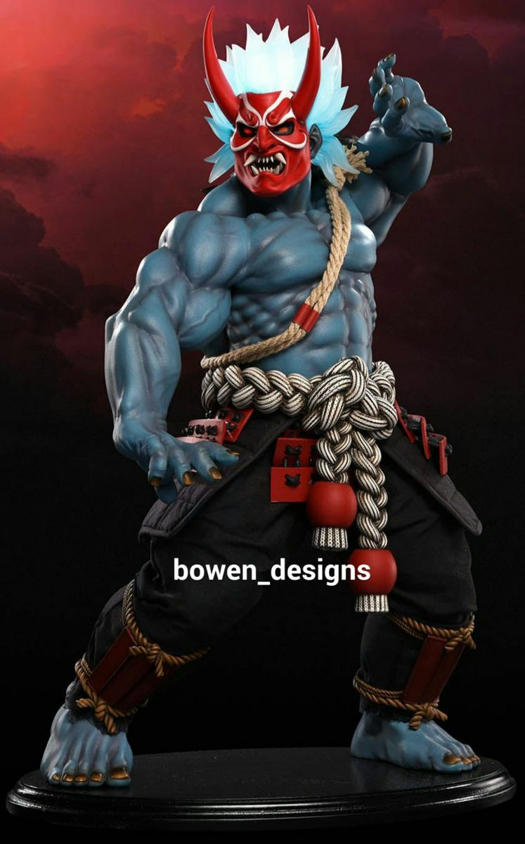 Exclusive Street Fighter 1/4 Oni Akuma Summer Demon 18