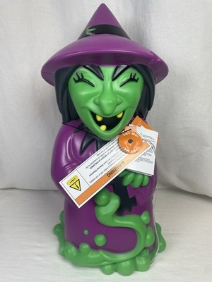 18  Blow Mold Magic Witch Hyde And Eek! Halloween Light Up New With Tags