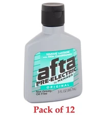 Mennen Afta Pre Electric Shave Lotion Skin Conditioners Original 3oz Pack of 12