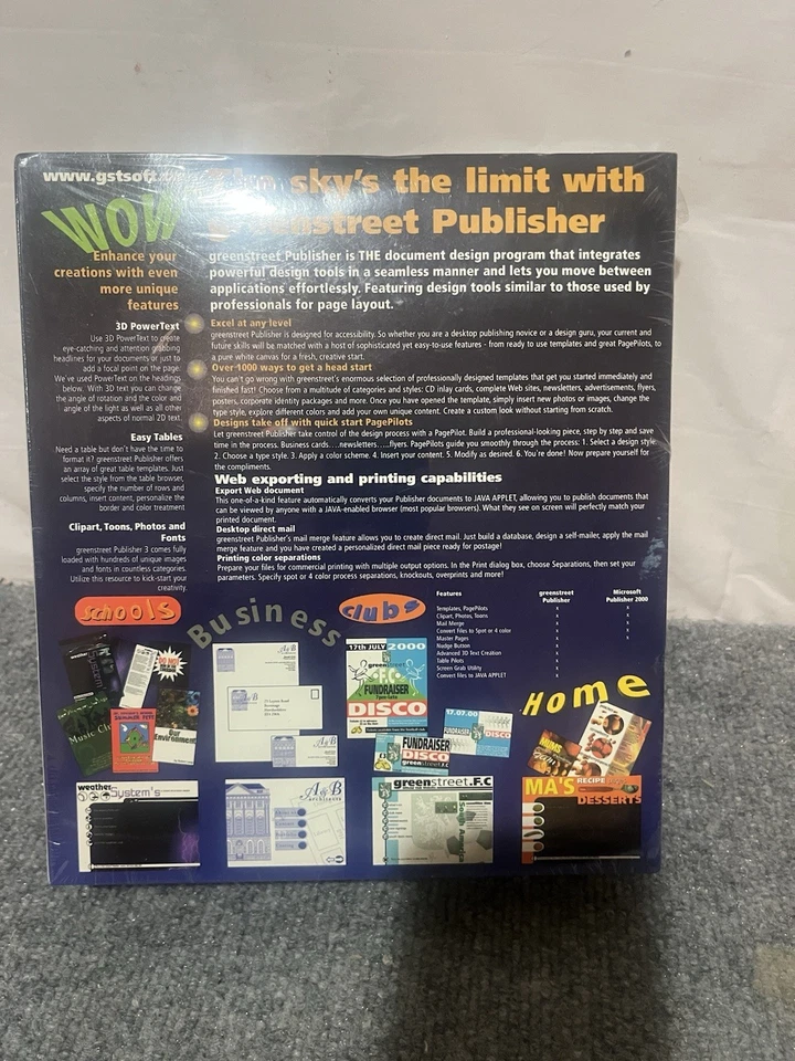 Greenstreet Publisher 3 New Sealed - Image 3 of 4