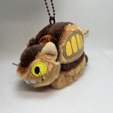My Neighbor Totoro Stuffed Bus Cat Key Chain Studio Ghibli Key Charm Toy Plush