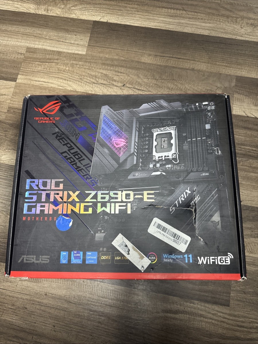 ASUS ROG Strix Z690-E Gaming WiFi LGA 1700 ATX Intel ASUS ROG Strix Z690-E Gaming WiFi LGA 1700 ATX Intel