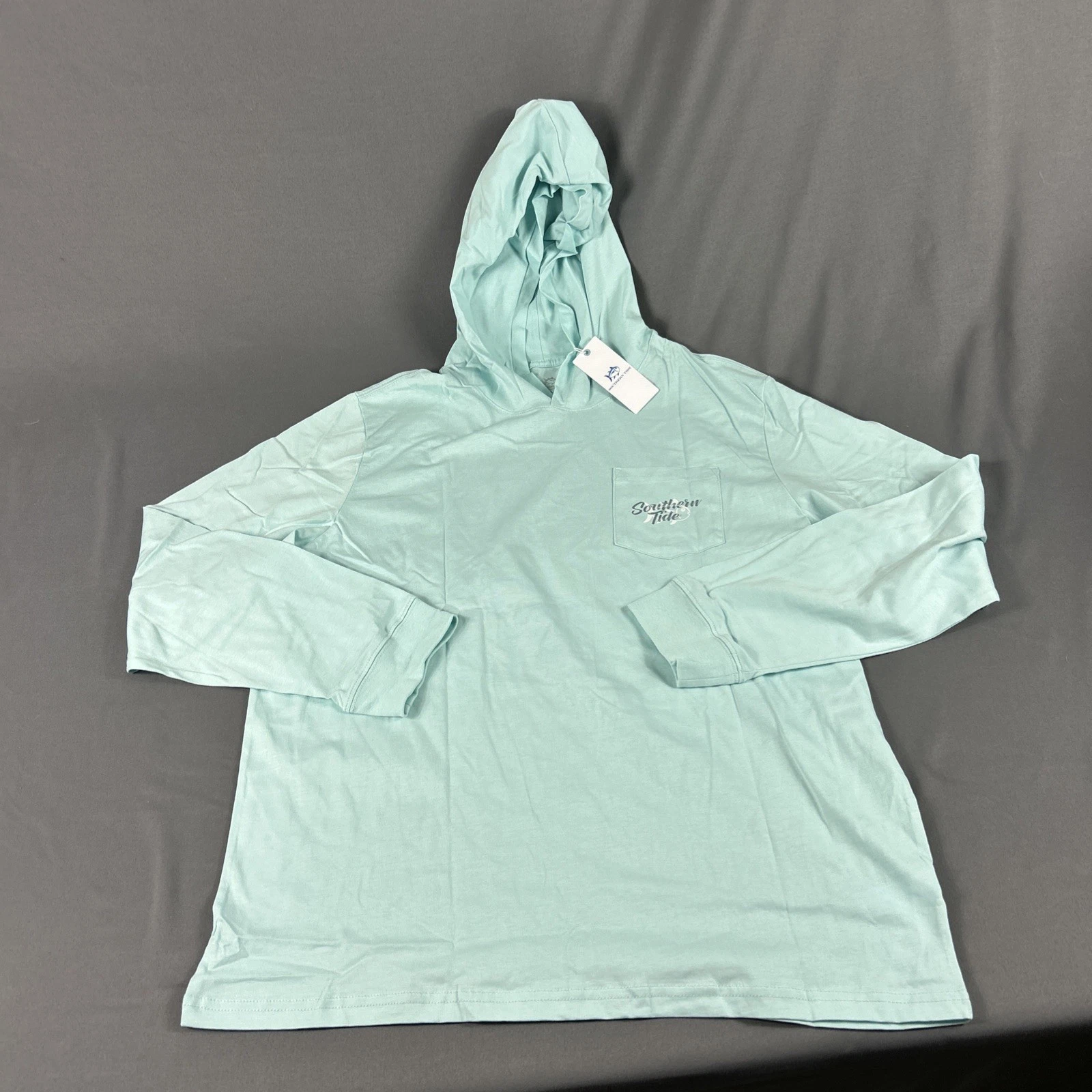 Southern Tide Golf Hoodie Pullover Graphic Print Large Wake Blue Cotton MSRP $99
Opens in a new wind