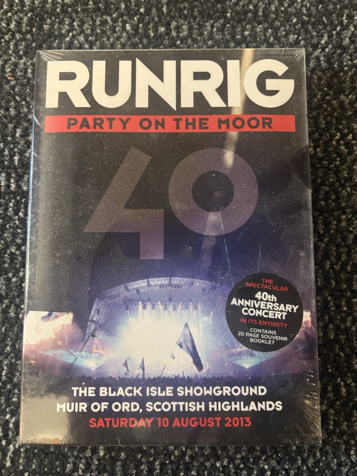 Runrig Party On The Moor 40th Anniversary Concert DVD -NEW - FREE POST