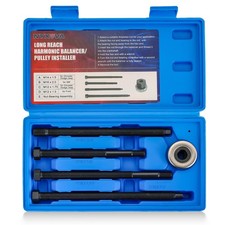5pcs Harmonic Balancer Installer Set Long Reach Crank Pulley
