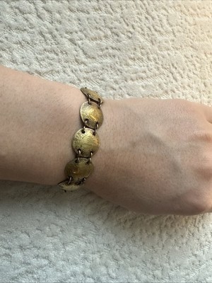 Vintage Charm Bracelet Republica De Costa Rica  1979 Size 6