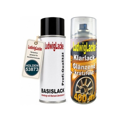 Spraydose für HOLDEN 53873 BOTANICA BLUE MET Autolack Klarlack Set Basislack