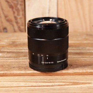 Used Sony E 18-55mm f3.5-5.6 OSS Black Lens