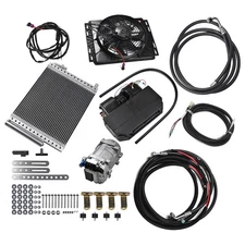 12V Cool&Heat Electric Universal Underdash Air Conditioner DC Auto Car A/C Kit