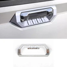 For Toyota Tundra 2022- 2024 Chrome Silver Tailgate Door Handle Bowl Decor Cover