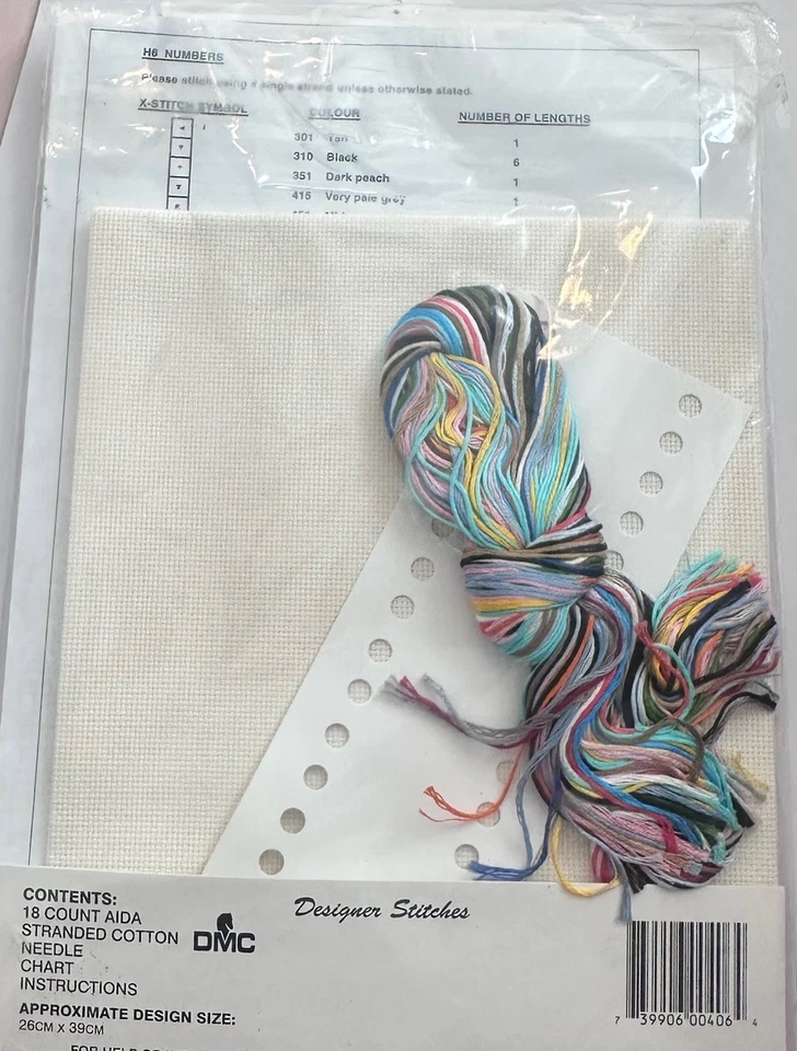 Winnie the Pooh Numbers Count Cross Stitch Kit Vintage Designer Stitches Vintage - Image 3 of 3