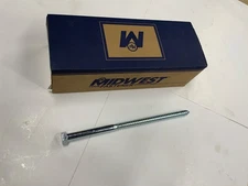 1/2”  x 10”  Zinc Plated Hex Head Lag Bolt 25pk Wood Deck Anchor Bolts