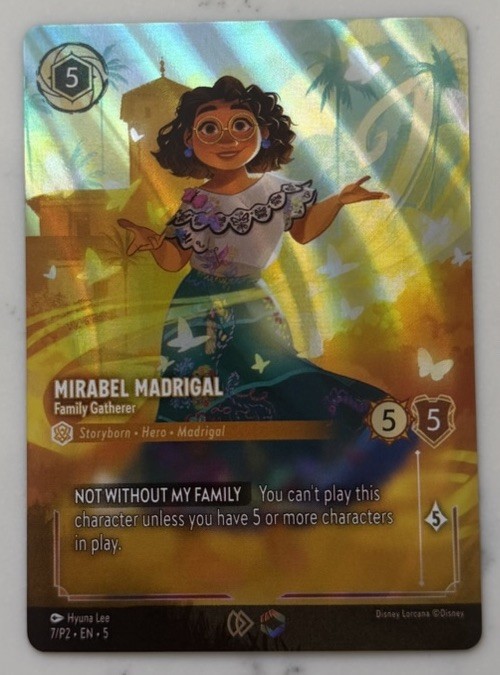 Mirabel Madrigal Family Gatherer Set Champs Top 8 Promo Enchanted Foil NM