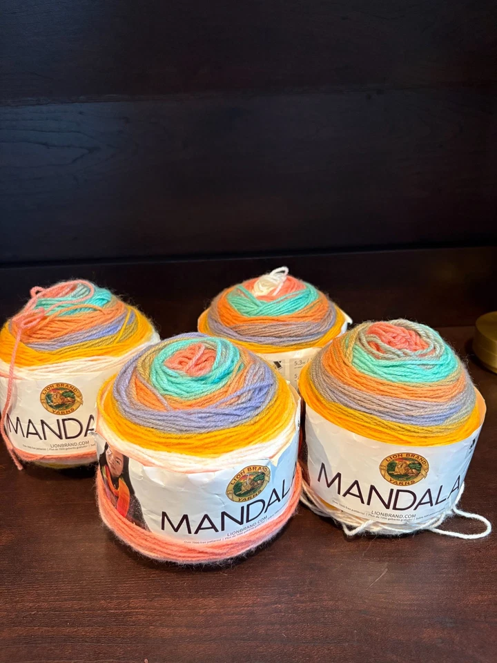 (4) Lion Brand Mandala Yarn Pixie - New, Same Dye Lot - Image 2 of 4