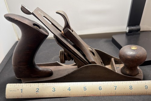 Vintage Stanley No. 4 Smooth Bottom Wood Working Hand Plane 9inch