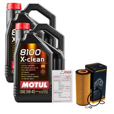 DENCKERMANN Ölfilter 10 L MOTUL 8100 X-CLEAN 5W-40 für BMW 5er Touring E61 525d